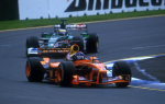 Heinz Harald Frentzen tijdens de Grand-Prix van Australi�