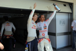 Sebastian Vettel, Lewis Hamilton, Valencia Saturday 2010