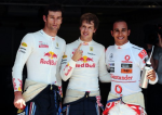 Sebastian Vettel, Mark Webber, Lewis Hamilton, Valencia Saturday 2010