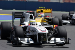 Pedro de la Rosa, Sauber, Valencia Sunday 2010