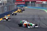 Adrian Sutil, Force India, Valencia Sunday 2010