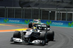 Nico Rosberg, Mercedes GP, Valencia Sunday 2010