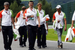 Adrian Sutil, Force India, Spa Francorchamps Thursday 2010