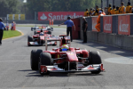 Fernando Alonso, Ferrari, Monza Sunday 2010