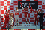 Jenson Button, Fernando Alonso, Felipe Massa, Monza Sunday 2010