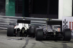Kamui Kobayashi, Bruno Senna, Singapore Sunday 2010