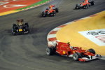 Fernando Alonso, Ferrari, Singapore Sunday 2010