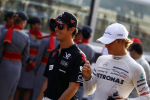 Lucas di Grassi, Nico Rosberg, Abu Dhabi Sunday 2010