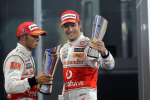 Lewis Hamilton, Jenson Button, McLaren, Abu Dhabi Sunday 2010