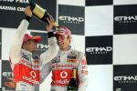 Lewis Hamilton, Jenson Button, McLaren, Abu Dhabi Sunday 2010