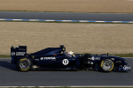 Pastor Maldonado, Williams, Jerez F1 test 2011 dag 1