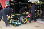 Luiz Razia, Lotus, Barcelona 2de test dag 1 mrt 2011