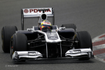 Pastor Maldonado, Williams, Barcelona 2de test dag 2 mrt 2011