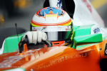 Paul di Resta, Force India, Barcelona 2de test dag 2 mrt 2011