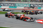 Felipe Massa, Fernando Alonso, Malaysia Sunday 2010
