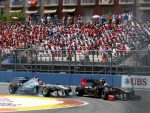 Michael Schumacher, Vitaly Petrov, valencia sunday 2011